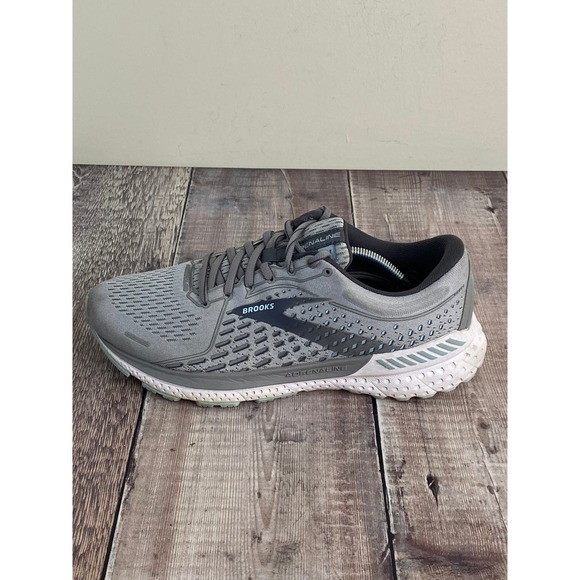 Brooks Womens Adrenaline GTS 21 1203291D061 Gray Sneakers Sz 9.5D Missng Insoles - Picture 8 of 12